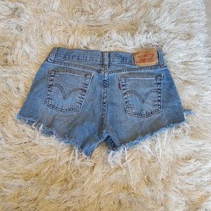 Women's Vintage Levi's 518 Cut Off Shorts Slouch Size Small